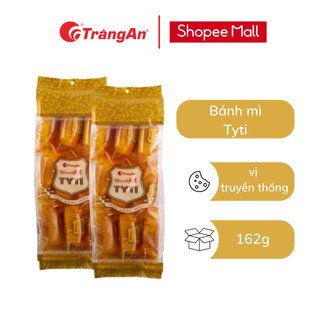 Combo 2 gói Bánh mỳ mềm TyTi 162g, thương hiệu Tràng An, hạn sử dụng 6 tháng
