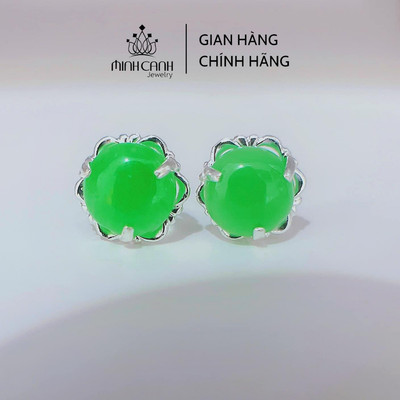 Bông Tai Bạc Nụ Ren Vặn - Minh Canh Jewelry