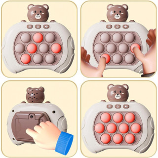 Đồ chơi Pop it thế hệ mới - máy game giải trí bấm nút theo đèn nhạc với nhiều level cho mọi lứa tuổi