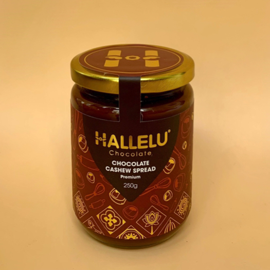 Mứt Ca Cao Hạt Điều Hallelu (250g) - Không Chất Bảo Quản, Thơm Ngon Đậm Vị Chuẩn Tây Cao Cấp.