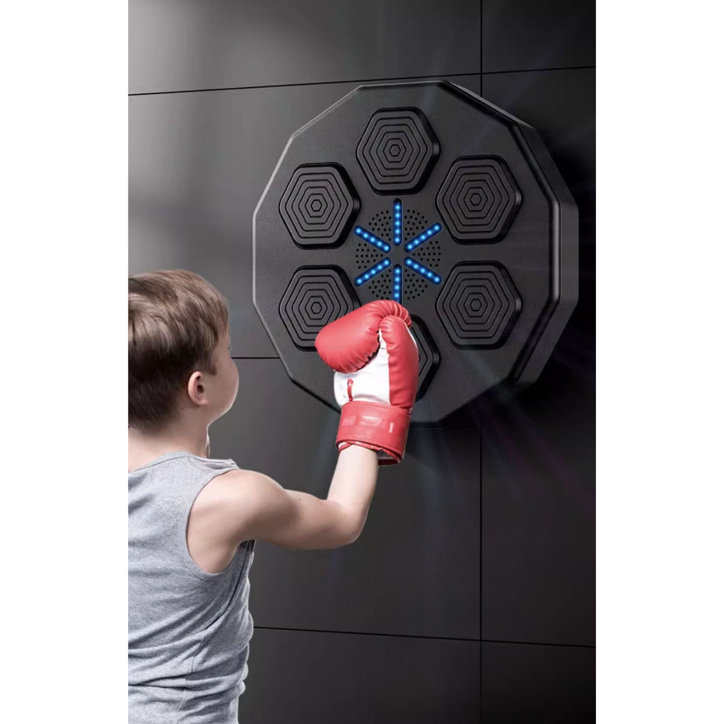 Máy tập Boxing theo nhạc thông minh treo tường có bluetooth