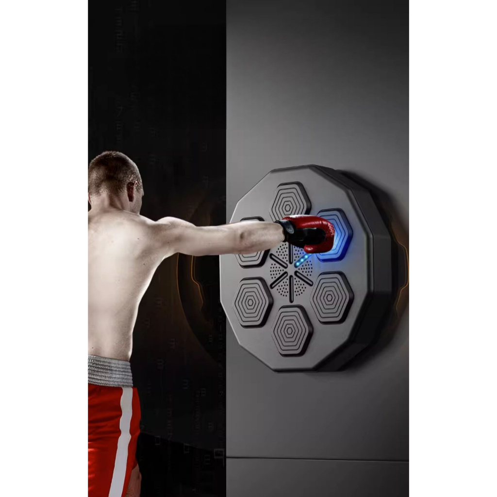 Máy tập Boxing theo nhạc thông minh treo tường có bluetooth