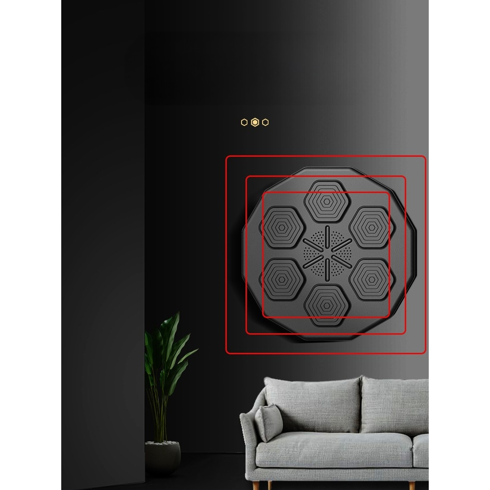 Máy tập Boxing theo nhạc thông minh treo tường có bluetooth
