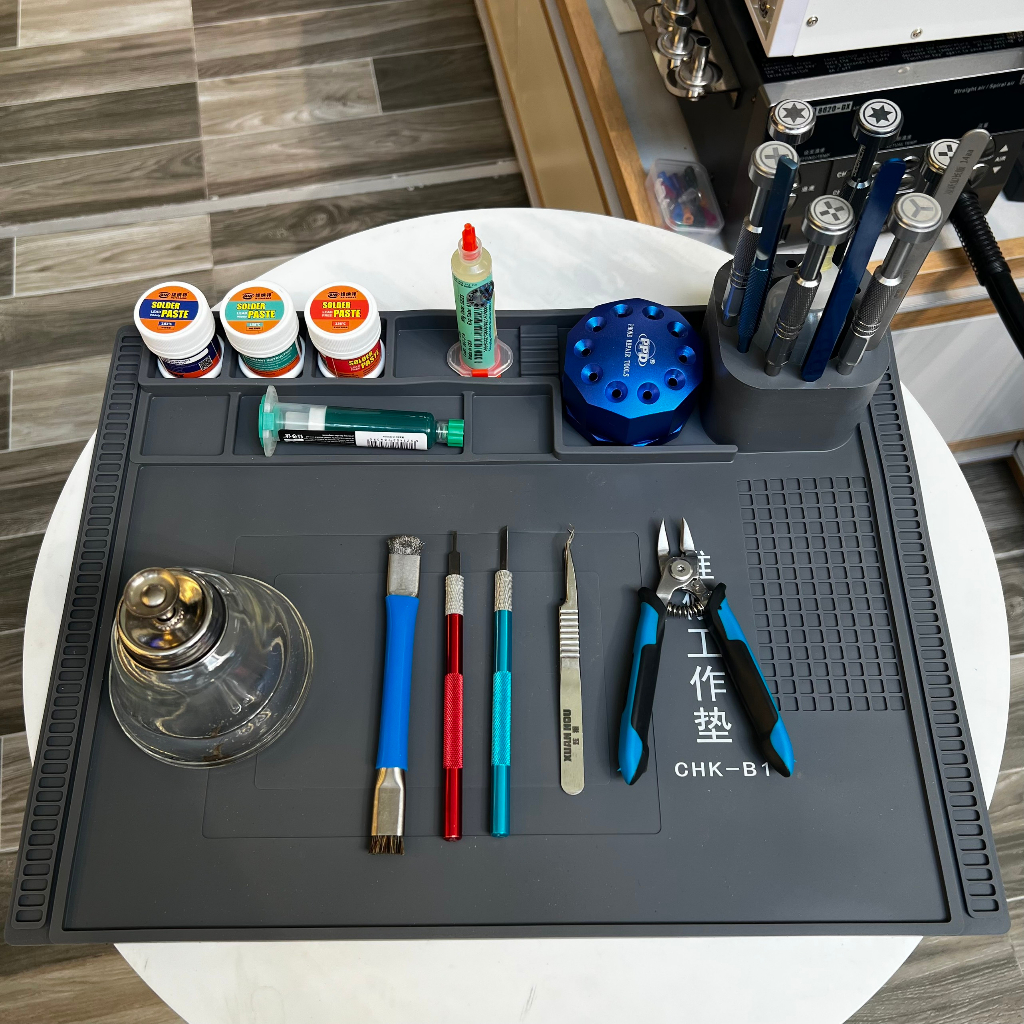 Thảm sửa chữa cao cấp liền đế cắm đựng tovit, bank nhíp