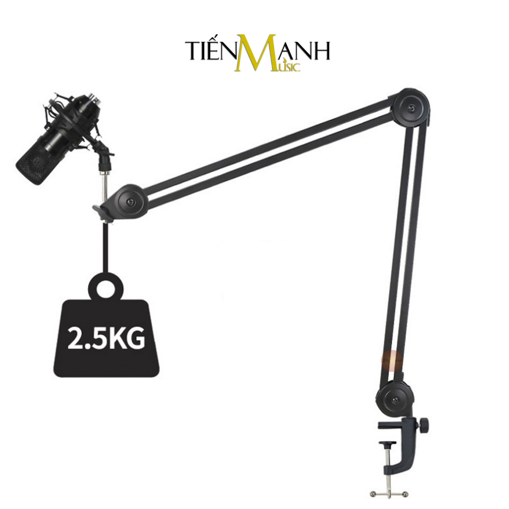 Chân Micro Kẹp Bàn NB46  Arm - Giá đỡ đế Mic Stand NB-46 Microphone Thu Âm LiveStream