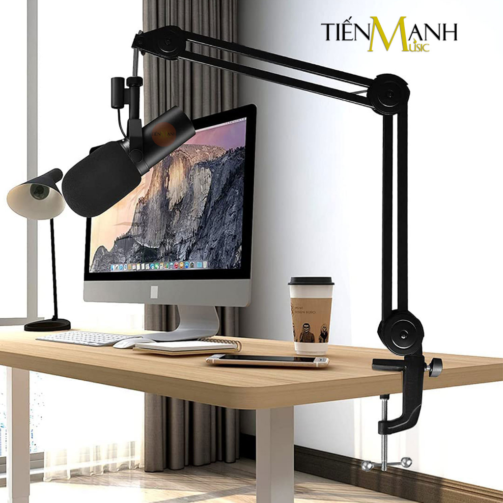 Chân Micro Kẹp Bàn NB46  Arm - Giá đỡ đế Mic Stand NB-46 Microphone Thu Âm LiveStream