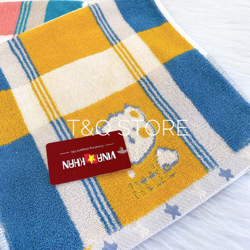 Khăn mặt cotton 50x26cm dày dặn siêu mềm mịn