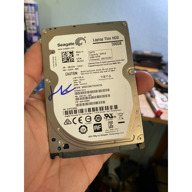 Hdd laptop 750Gb - 500Gb, chuẩn bốc máy, sức khoẻ good