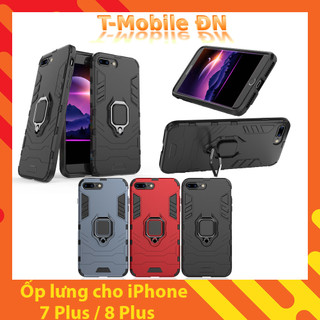 Ốp lưng iPhone 6 6s 7 8 Plus SE 2 3 2020 2023 iron man chống sốc kèm nhẫn iring chống xem video