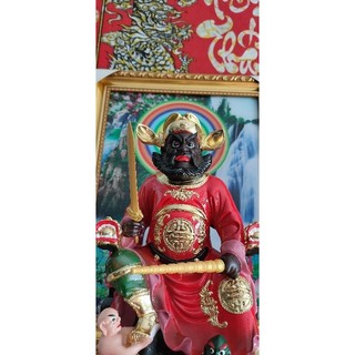 Tượng Thiên sư Chung quỳ 30 cm