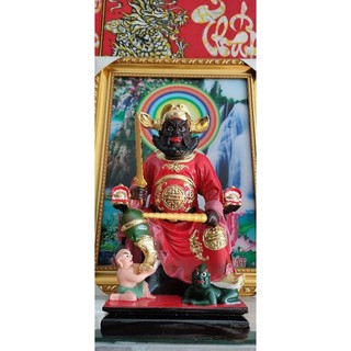 Tượng Thiên sư Chung quỳ 30 cm