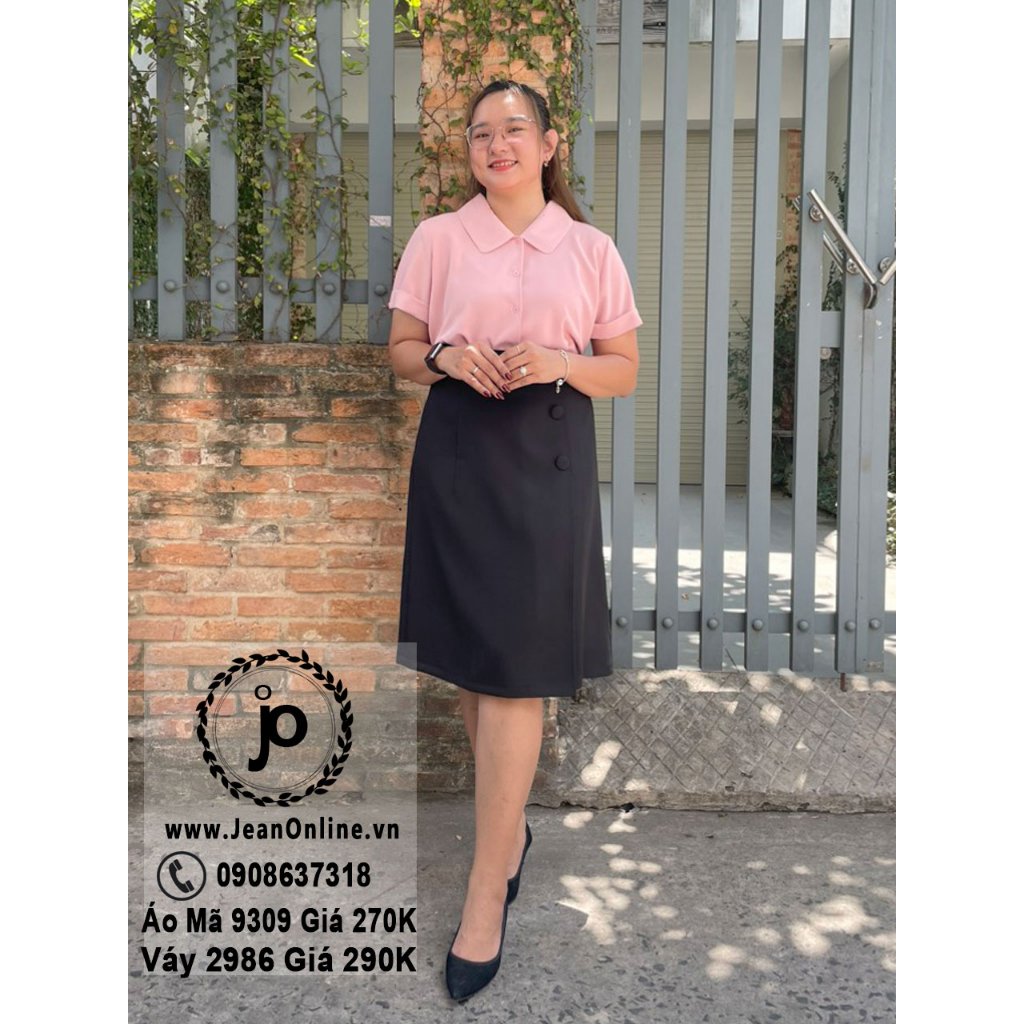Chân váy công sở big size  thời trang ngoại cỡ từ 65kg đến 90kg