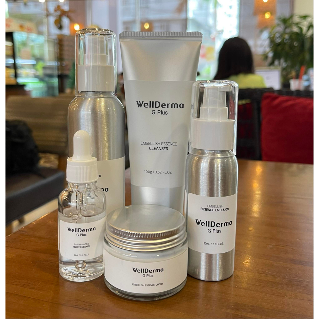 SÉT DƯỠNG DA 5 MÓN WELLDERMA G PLUS EMBELISH 5P SET