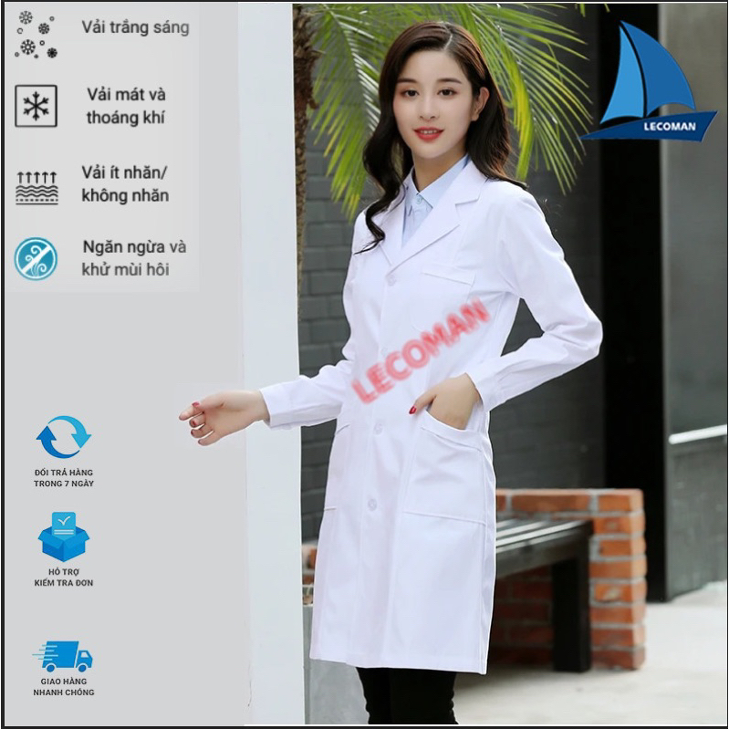 Áo bác sỹ  dài tay-ngắn tay hàng cao cấp