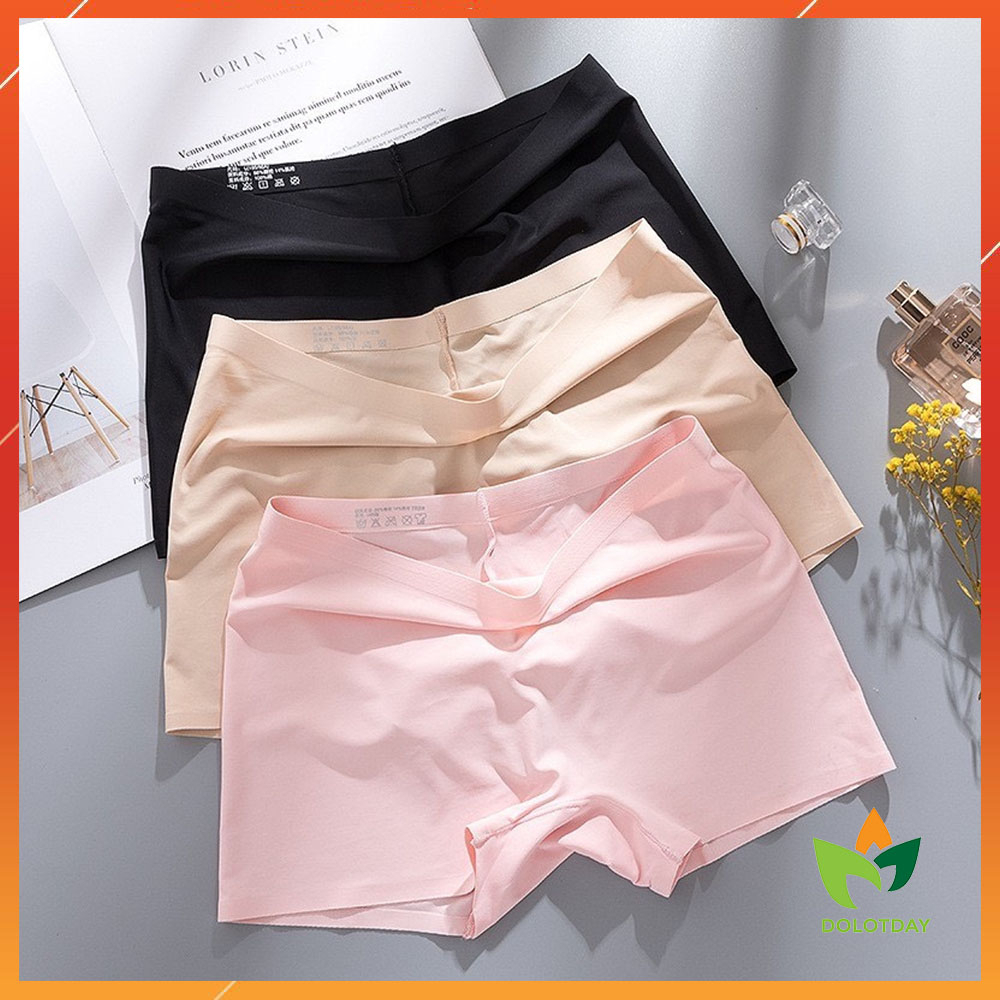 Quần bảo hộ nữ mặc váy Quần Đùi Đúc Su Đúc Không Đường May Mặc Trong Váy Body Cao Cấp VAYNU06