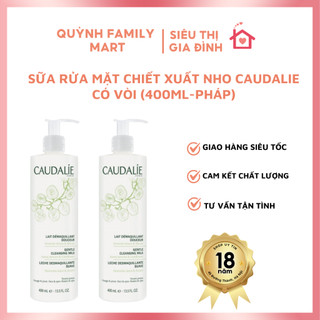 Sữa rửa mặt chiết xuất nho caudalie vòi