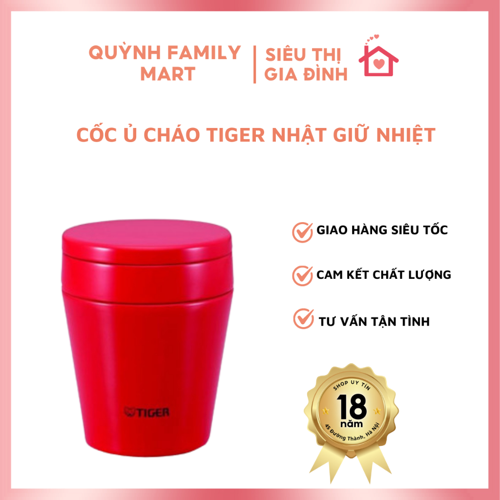 Cốc ủ cháo Tiger nhật giữ nhiệt