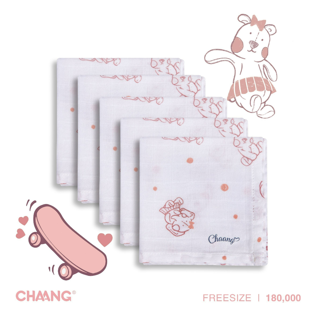 Set 5 Khăn Sữa Cho Bé CHAANG SS22