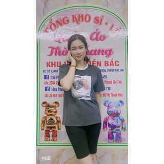 ao xuông cổ tron