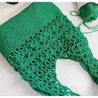 Sợi Hara cotton , sợi dệt cotton gai móc túi kiểu Hàn