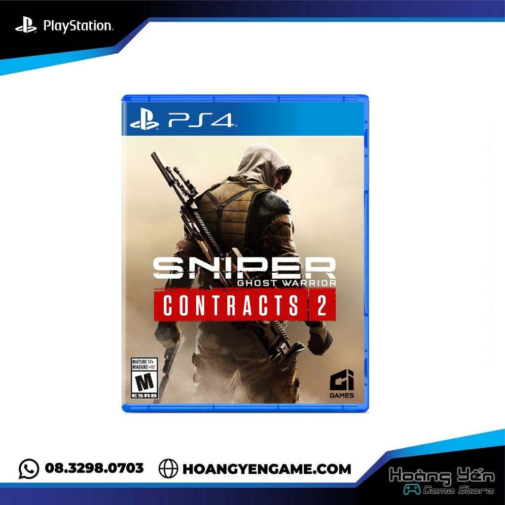 Đĩa Game PS4 Sniper Ghost Warrior Contracts 2
