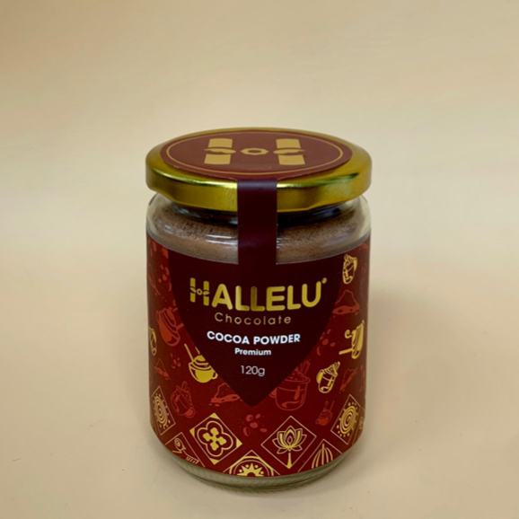Bột Ca Cao Thượng Hạng Hallelu (120G) - Vị Sô Cô La Nóng.