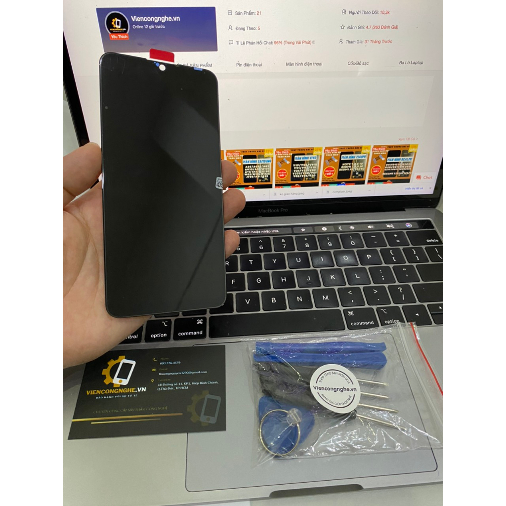 Màn hình Vivo Y19/Y5S/V11X Y91/Y93/Y1S/Y21/Y22/Y02 thay thế chuẩn