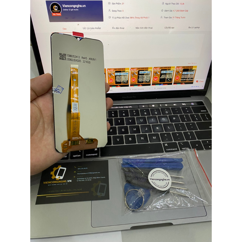 Màn hình Vivo Y19/Y5S/V11X Y91/Y93/Y1S/Y21/Y22/Y02 thay thế chuẩn