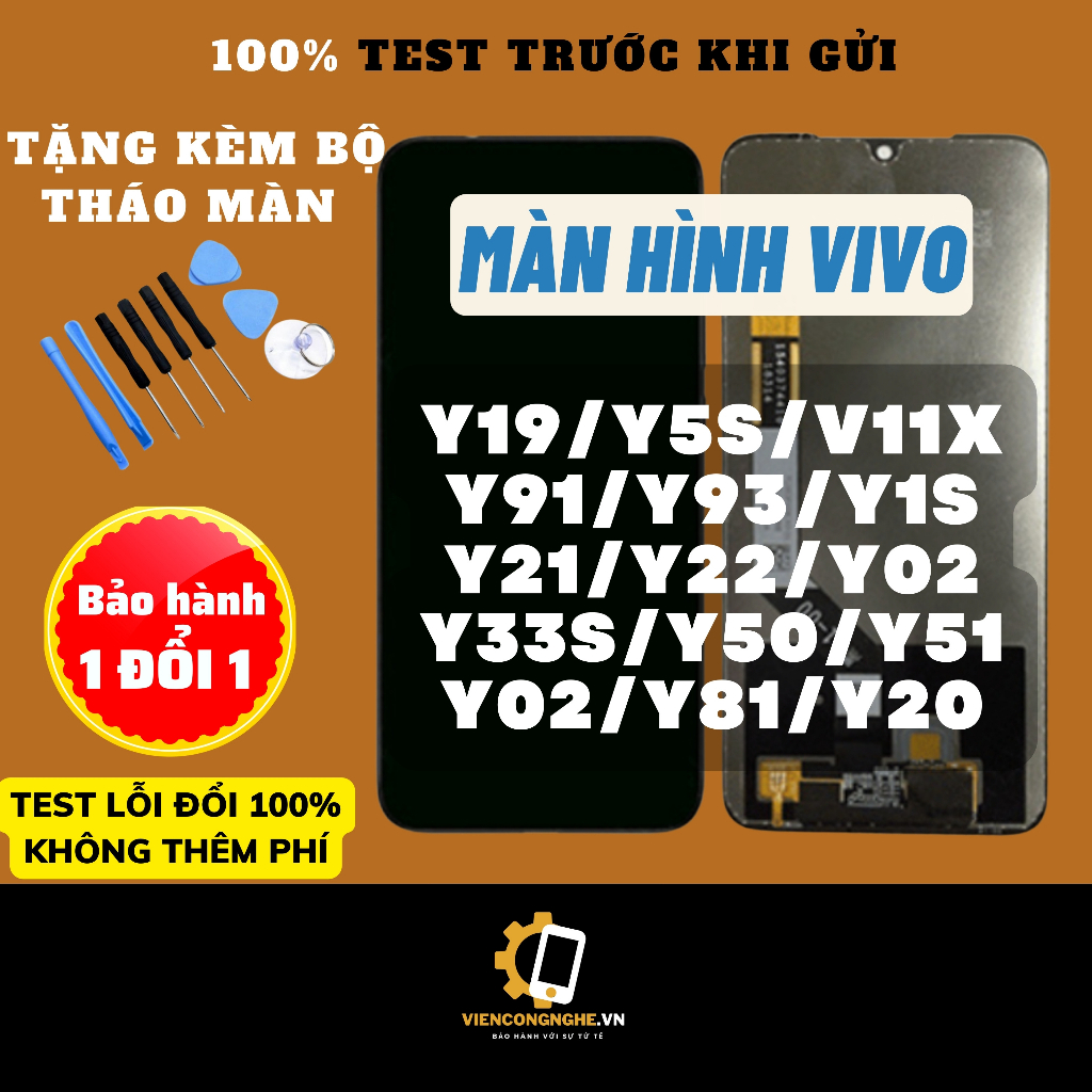 Màn hình Vivo Y19/Y5S/V11X Y91/Y93/Y1S/Y21/Y22/Y02 thay thế chuẩn