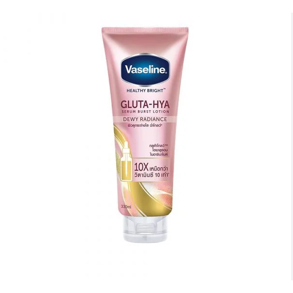 Sữa Dưỡng Thể Trắng Da Vaseline Healthy Bright Gluta HYA Serum 10X ban ngày và ban đêm