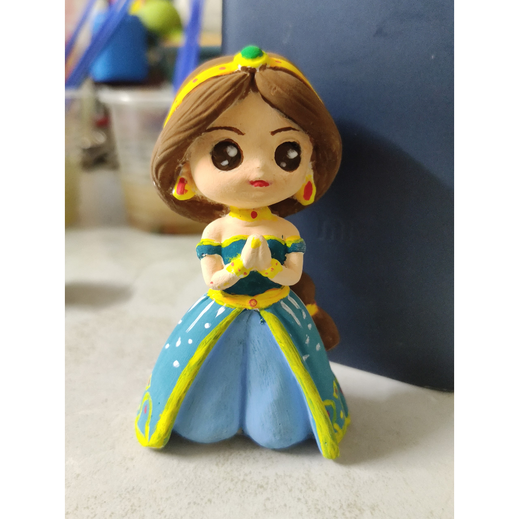 Tượng tô màu chọn mẫu, 7 CÔNG CHÚA DISNEY, size M, tượng thạch cao CAO CẤP, tô tượng