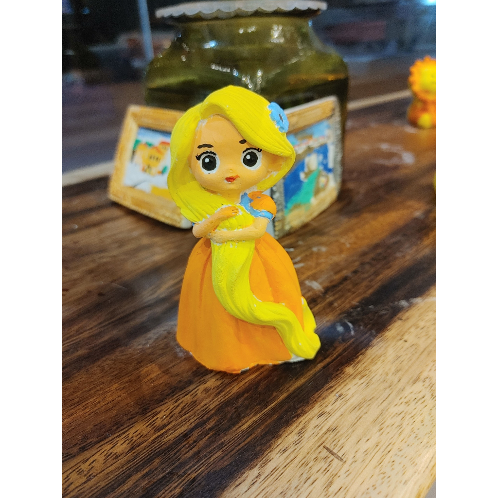 Tượng tô màu chọn mẫu, 7 CÔNG CHÚA DISNEY, size M, tượng thạch cao CAO CẤP, tô tượng