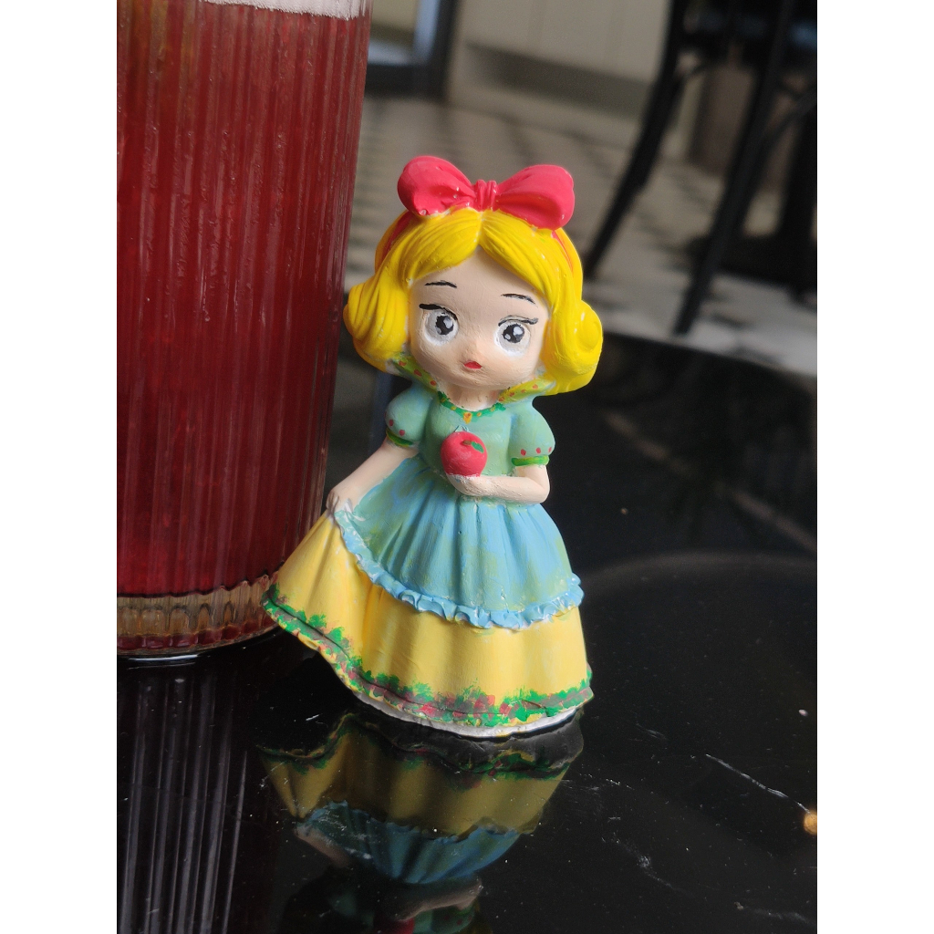 Tượng tô màu chọn mẫu, 7 CÔNG CHÚA DISNEY, size M, tượng thạch cao CAO CẤP, tô tượng