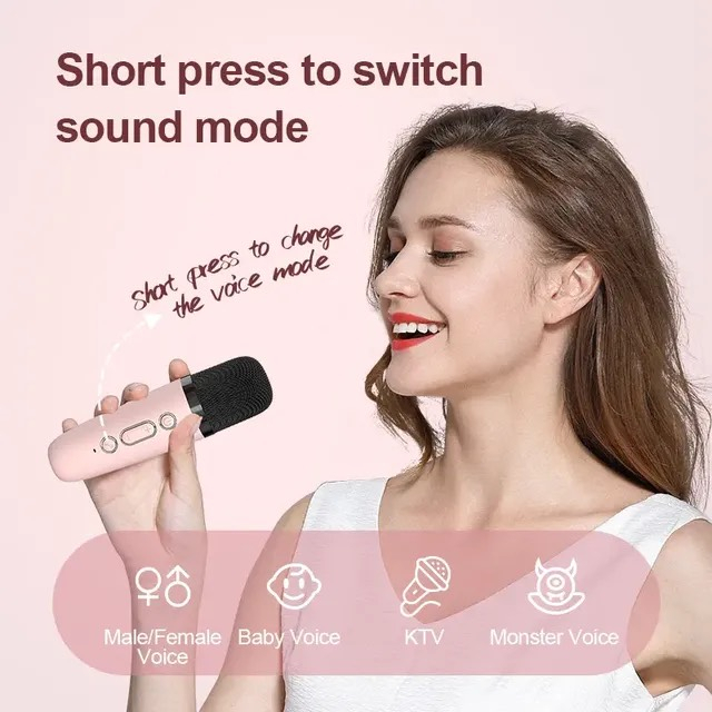 Loa Karaoke Mini Bluetooth 5.0 Xdobo Mini, Công suất 8W hát hay siêu trầm, Pin 2000mAh sử dụng tối đa 5H - Chính hãng