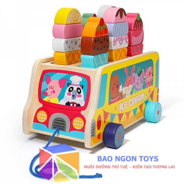 ĐỒ CHƠI NHẬP VAI VUI NHỘN MÁY LÀM KEM GIÚP BÉ PHÁT TRIỂN KỸ NĂNG NHẬP VAI VÀ GIẢI TRÍ CÙNG BẠN BÈ BAO NGON TOYS DG242