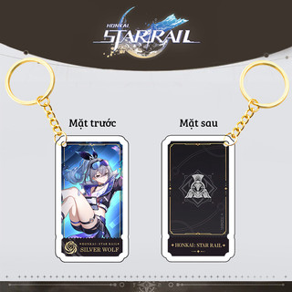 [29 mẫu] Móc khóa mica game Honkai: Star Rail - Mẫu 2 (Loại cao cấp - Hình in ép giữa 2 mặt mica)