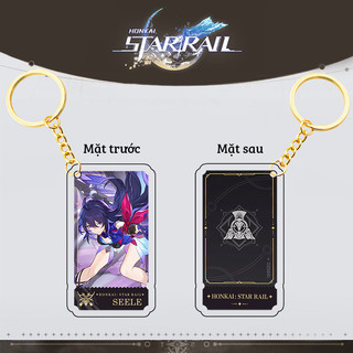 [29 mẫu] Móc khóa mica game Honkai: Star Rail - Mẫu 2 (Loại cao cấp - Hình in ép giữa 2 mặt mica)