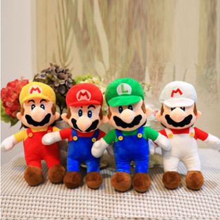 💥💥mô hình anh em mario bros luigi đáng yêu 30cm búp bê nhồi bông xanh đỏ yếm jean cute dễ thương game hái nấm 001348💥💥