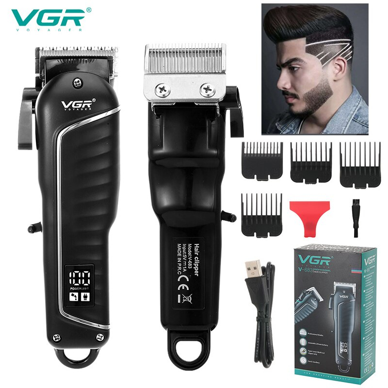 Tông đơ VGR LCD V-683 lưỡi đơn