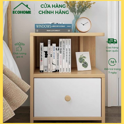 Tủ Đầu Giường Tủ Đựng Đồ Bo Tròn Có 1 Ngăn Tủ Trang Trí Decor Phòng Ngủ Tiện Lợi Xinh Xắn