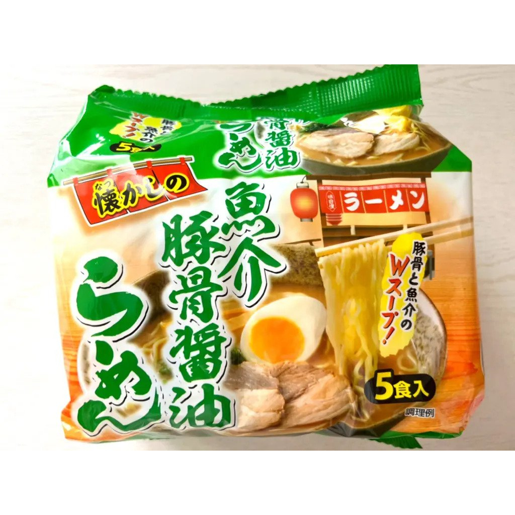 Mì Ramen, mì xào Yakisoba Nhật Bản túi 5 gói nhỏ, vị miso, nước tương, muối, thịt heo