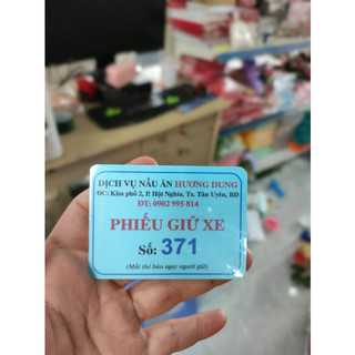 Combo 100 thẻ giữ xe