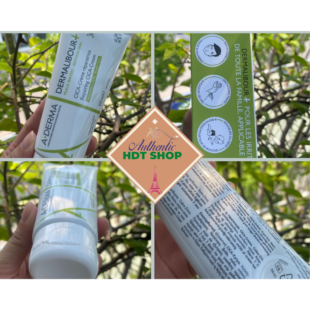 Kem A-DERMA Dermalibour+ CICA - Crème Réparatrice (Bill Pháp)