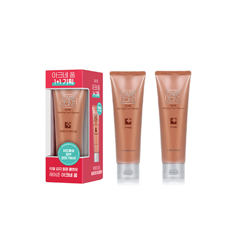 Sữa rửa mặt ngăn ngừa mụn Care Zone Doctor Solution ACNE CLARIFYING Foam Cleanser SET 130ml+130ml