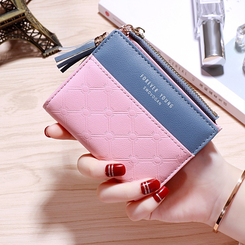 Ví nữ 589 có rua trái tim chất da cao cấp phong cách thanh lịch