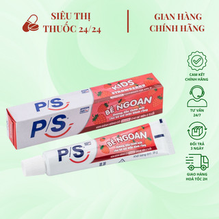 Kem Đánh răng P/S Hương Dâu ⚡ CAM KẾT GIÁ RẺ ⚡ Kem đánh răng dành cho trẻ em