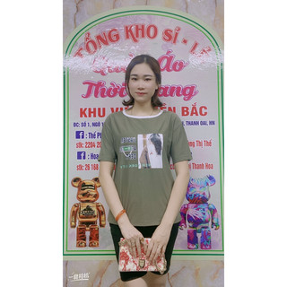 ao xuông cổ tron