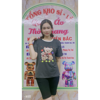 ao xuông cổ tron