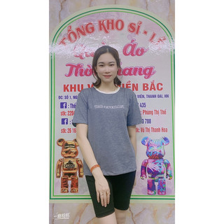 ao xuông cổ tron