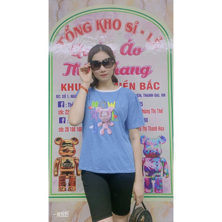 ao xuông cổ tron